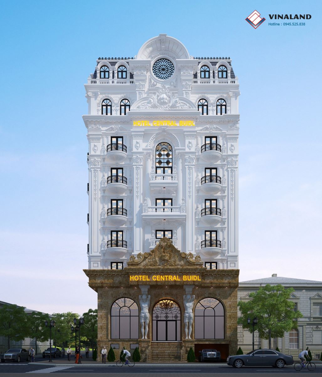 Khách sạn cổ điển 8 tầng Hotel Central Build