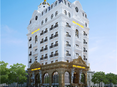 Thiết kế Khách sạn cổ điển 8 tầng Hotel Central Build đẹp mãn nhãn